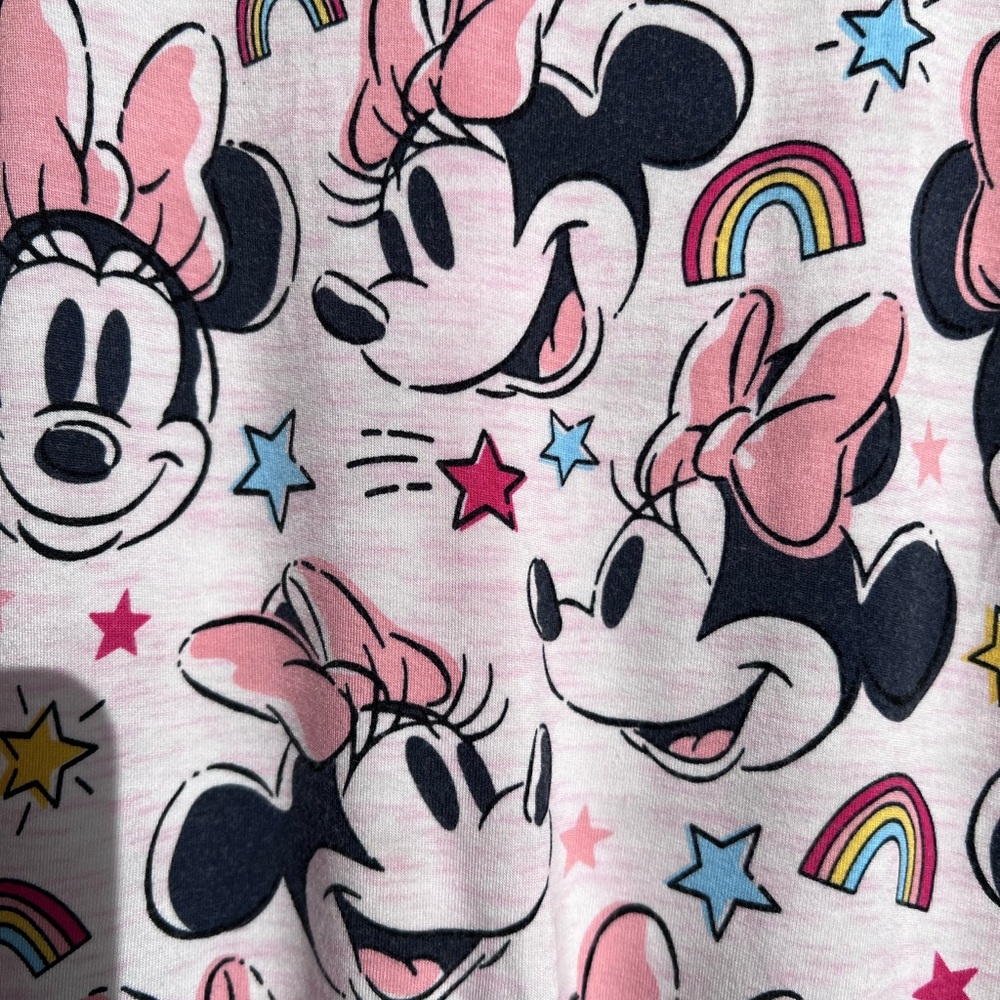 Little Sleepies Disney Minnie Forever Pink Zippy Pajamas Size 6-12 Months GUC - Picture 6 of 10